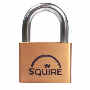 SQUIRE Lion Range Brass Open Shackle Padlocks - 60mm KD Visi