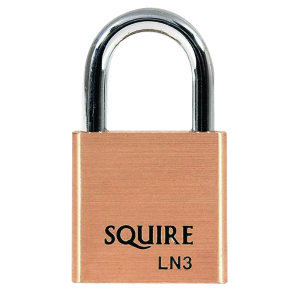 SQUIRE Lion Range Brass Open Shackle Padlocks - 30mm KD Visi