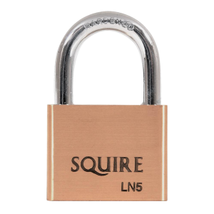 SQUIRE Lion Range Brass Open Shackle Padlocks - 50mm KD Visi